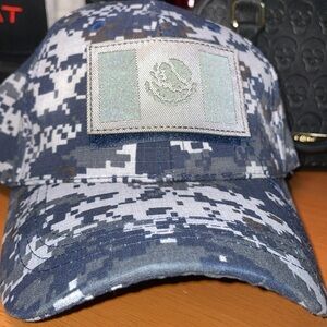 Camouflage hat you can put your own patch on it